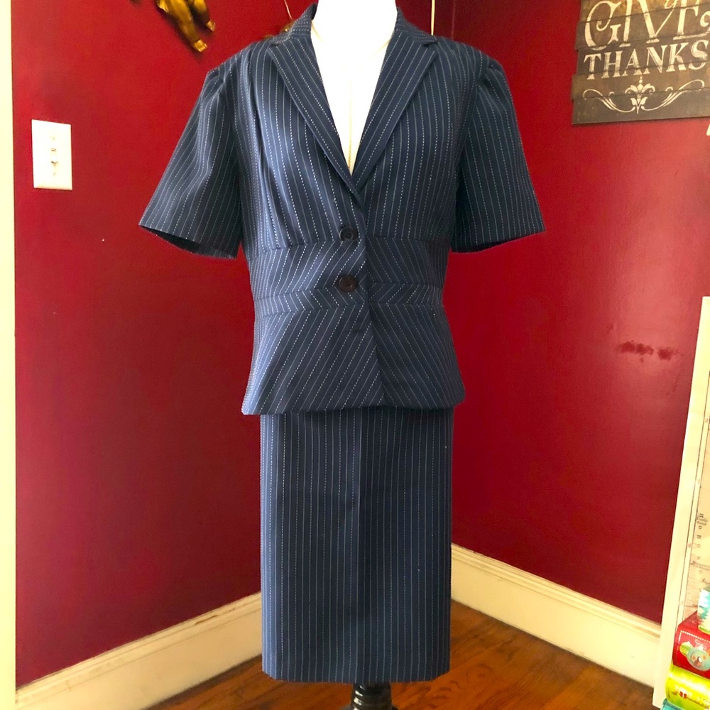 2 Piece Skirt Suit
